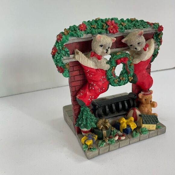 Christmas tea light holder| Fireplace tea light holder - Picture 4 of 10